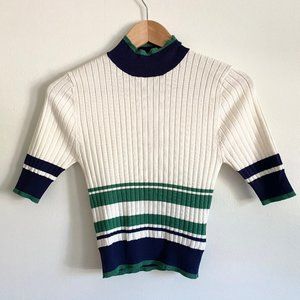 Forever 21 Contemporary Collegiate Cropped Sweater